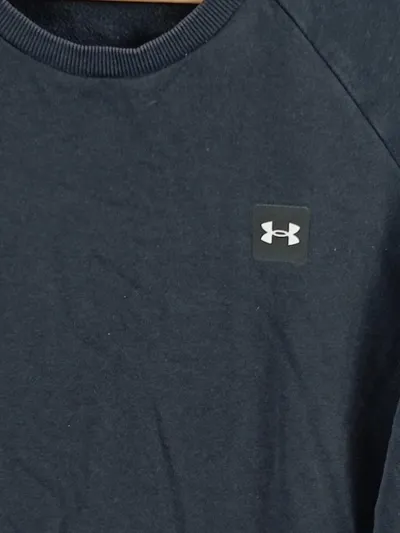 Under Armour Herren Sweatshirt Gr. XL Schwarz Loose Fit Fleece