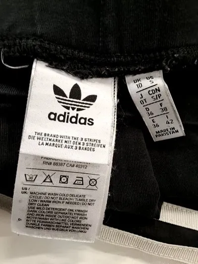 Adidas Originals Damen Leggings 3-Streifen Schwarz Gr. 36 S Trefoil