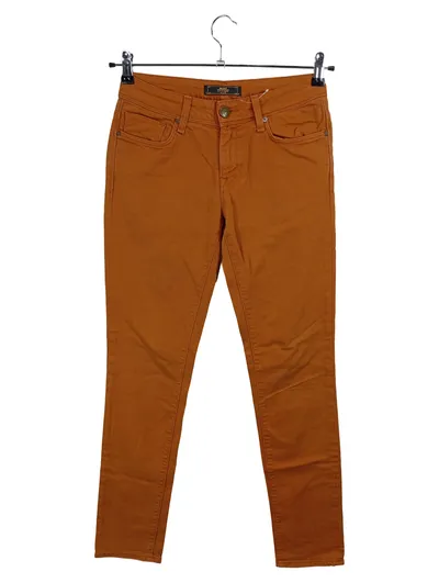 Mavi Uptown Damen Stoffhose W27/32 Orange Slim Fit Stretch Jeans
