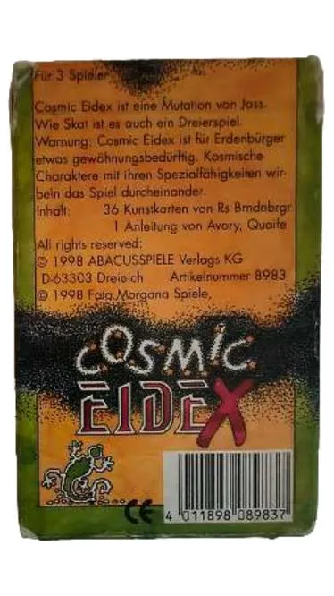 Cosmic EideX Kartenspiel Abacusspiele 36 Karten Dreierspiel Jass Skat