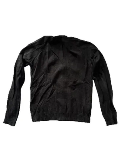 ZARA Damen Strickjacke Cardigan V-Ausschnitt Schwarz Gr. M