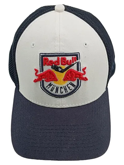 New Era Red Bull München 39THIRTY Fan Basecap Trucker Cap Blau Weiß S/M
