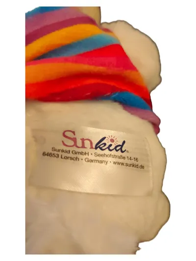 Sunkid Schaf Plüschtier Kuscheltier Regenbogen Pullover 33cm