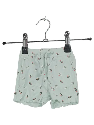 NAME IT Baby Mädchen Shorts Blumenmuster Gr. 50 Mint Grün 0-1M