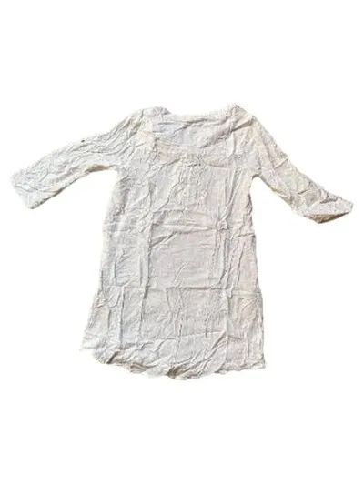 Mamalicious Umstandsshirt Damen Gr. S Weiß 3/4-Arm Casual Henley