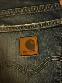 Carhartt Jeans Shorts Herren W28 Blau Denim Used Look Streetwear 3