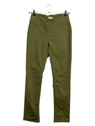 Collection L Damen Stoffhose Gr. 38 Oliv Stretch Casual Hose