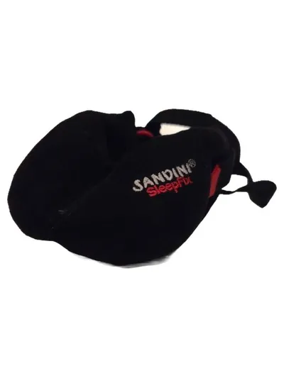 Sandini SleepFix Nackenkissen Reisekissen schwarz Stützkissen
