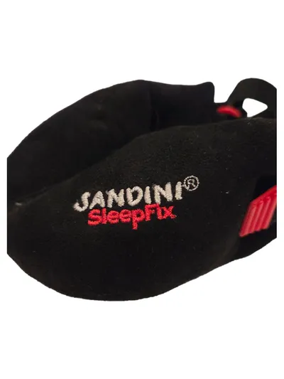 Sandini SleepFix Nackenkissen Reisekissen schwarz Stützkissen