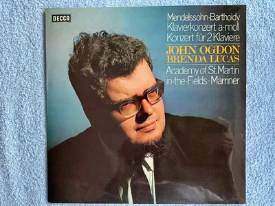 Mendelssohn Klavierkonzert a-moll Konzert 2 Klaviere John Ogdon Decca Vinyl LP
