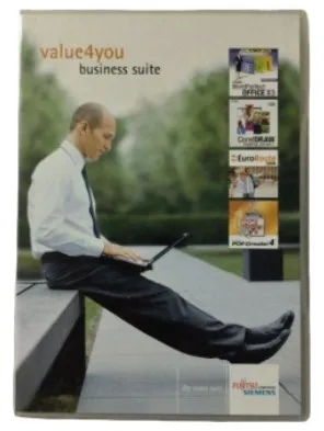 Value4You Business Suite Fujitsu Siemens PC Software Paket Office CorelDRAW PDF