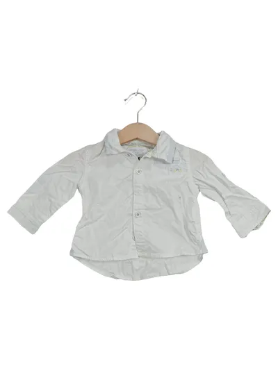 Sergent Major Hemd Baby Junge Gr. 68 Weiß Langarm Freizeithemd