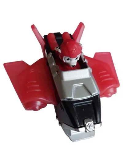 Paw Patrol Marshall Jet Flugzeug Spielfigur Fahrzeug Rot Kinder