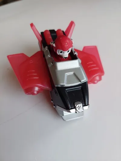Paw Patrol Marshall Jet Flugzeug Spielfigur Fahrzeug Rot Kinder