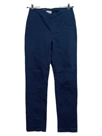Collection L Damen Jeans Hose Gr. 38 Blau Straight Casual Stretch 1