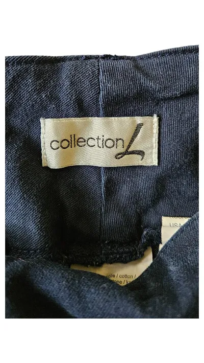 Collection L Damen Jeans Hose Gr. 38 Blau Straight Casual Stretch