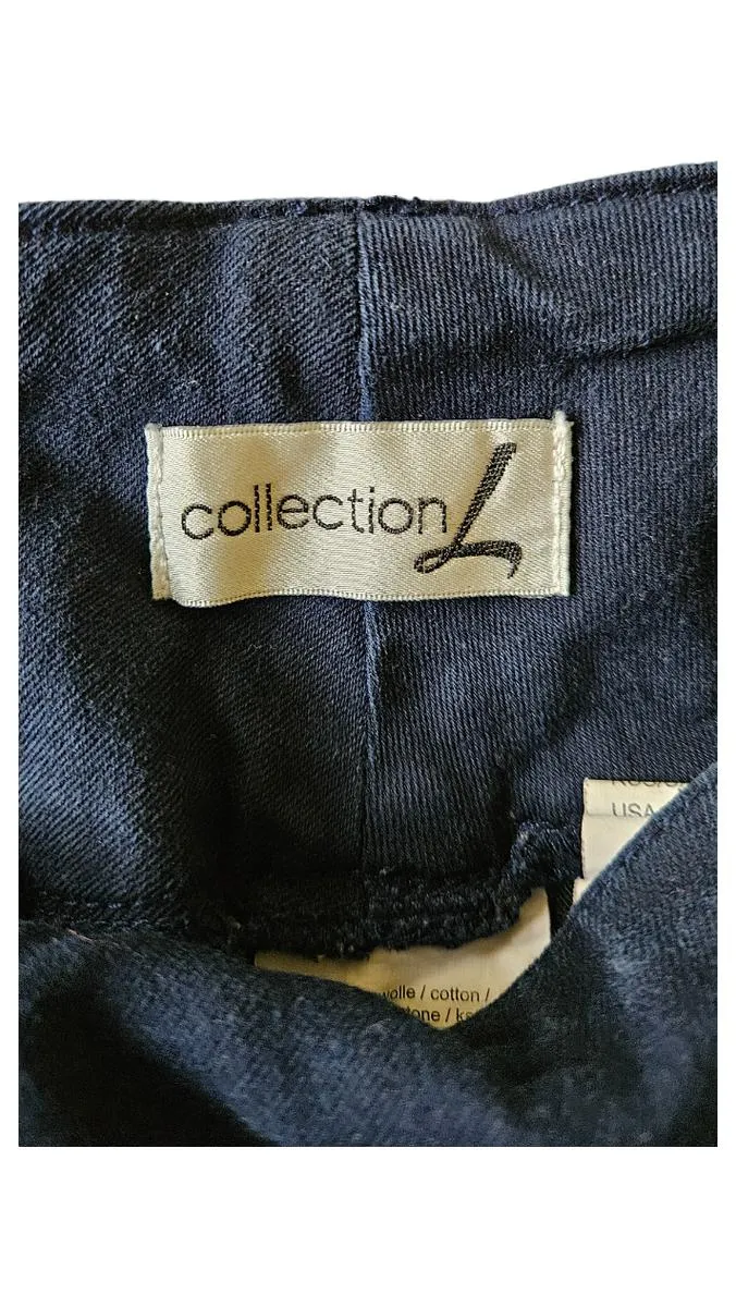 Collection L Damen Jeans Hose Gr. 38 Blau Straight Casual Stretch 2