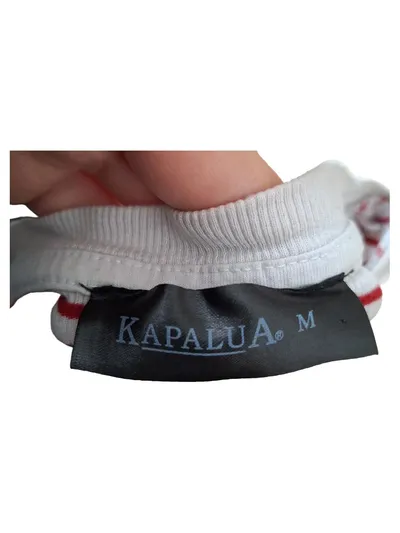 Kapalua Damen T-Shirt Gr. M Rot Weiß Gestreift Maritim Rippstrick