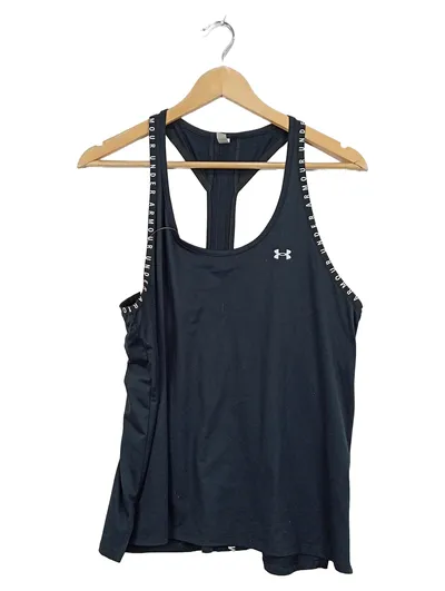 Under Armour Damen Tanktop Sporttop HeatGear Racerback Schwarz Gr. L