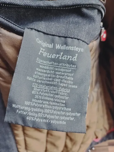 Wellensteyn Feuerland Herren Outdoorjacke Gr. L Grau wasserdicht