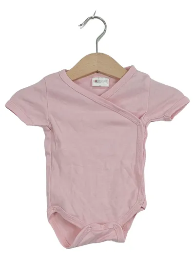 Coconette Baby Wickelbody kurzarm Rosa Gr. 56 Baumwolle Mädchen