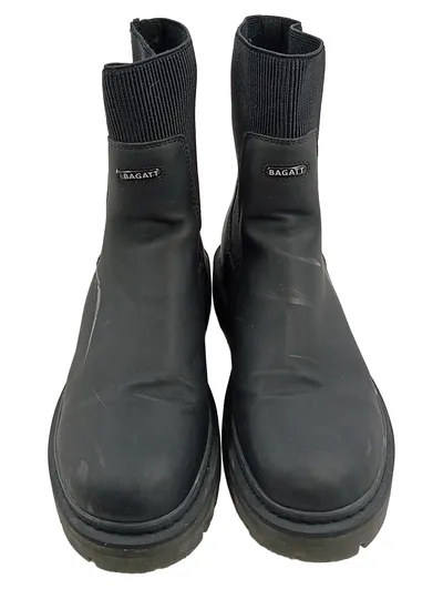 Bagatt Damen Stiefelette Chelsea Boot Schwarz Gr. 38 Sock Urban