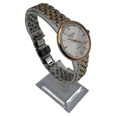 Bruno Söhnle Diamant Damen Armbanduhr Bicolor Edelstahl Glashütte