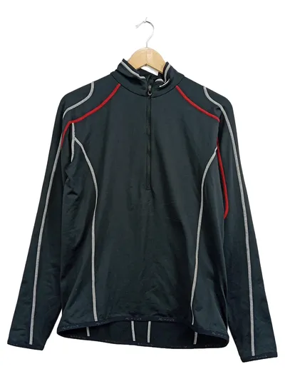 KJUS Herren Funktionsshirt Langarm Pullover Schwarz Gr. 50/M Sportlich