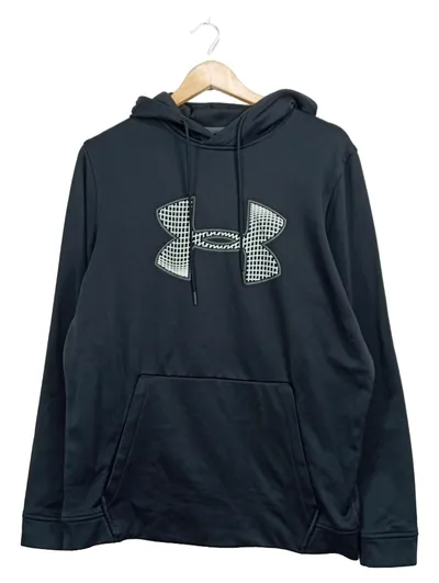 Under Armour Herren Kapuzenpullover Hoodie Schwarz Gr. M Logo