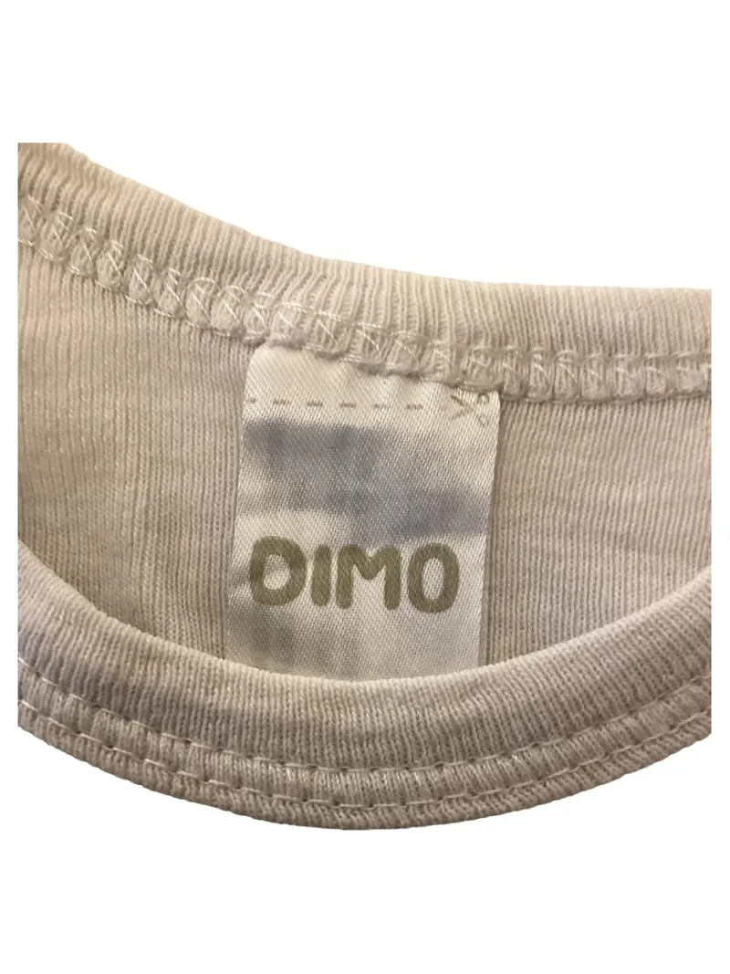 DIMO-TEX Baby Body Langarm Teddy Motiv Gr. 50/56 Beige 100% Baumwolle 2