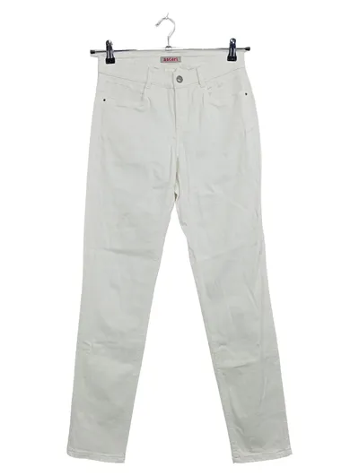 Ascari Damen Jeans Regular Fit Weiß Größe 36 W28 Stretch