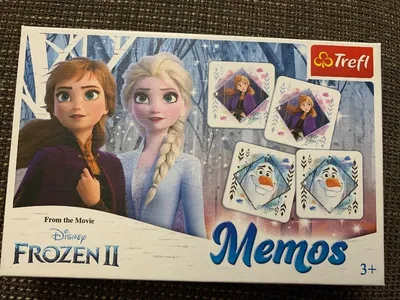 Trefl Frozen II Memos Gedächtnisspiel Disney 60 Karten ab 3 Jahre