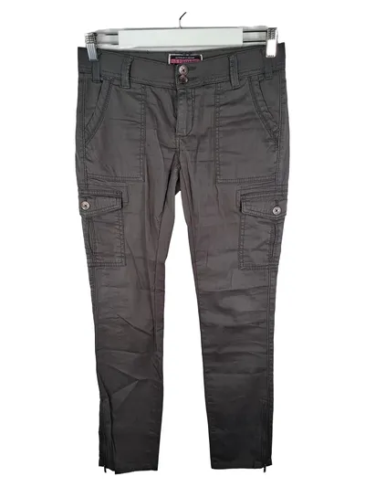 U.S. Polo Assn. Cargohose Damen Gr. 36 Grau Skinny Cargo Pants