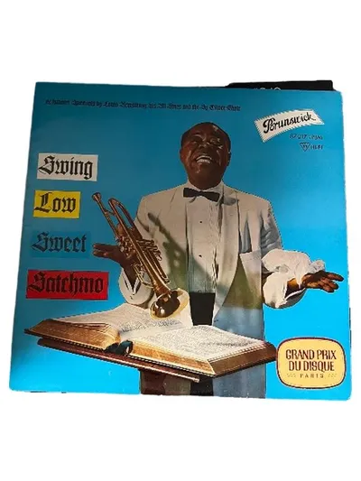 Louis Armstrong Swing Low Sweet Satchmo Vinyl LP Brunswick Jazz