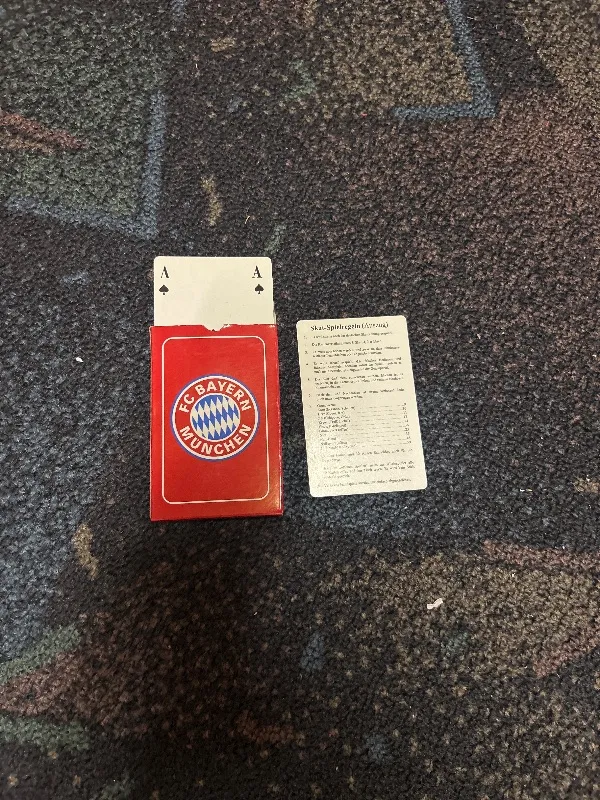 FC Bayern München Spielkarten Kartenspiel Fanartikel Skat Poker 3