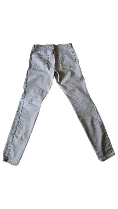 DREAMSTAR Damen Jeans Regular Fit Gr. 38 Beige Casual Hose