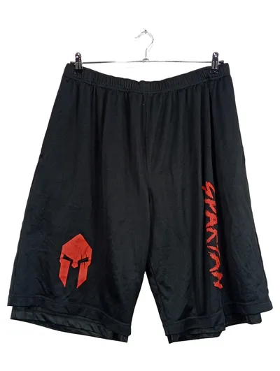 Spartan Herren Sport Shorts Schwarz Gr. 3XL Mesh Fitness Laufshorts