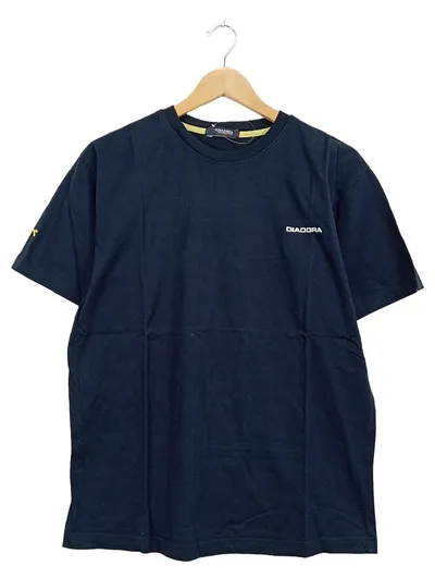 Diadora Herren T-Shirt Gr. L Navy Blau Sportshirt Passione Italiana