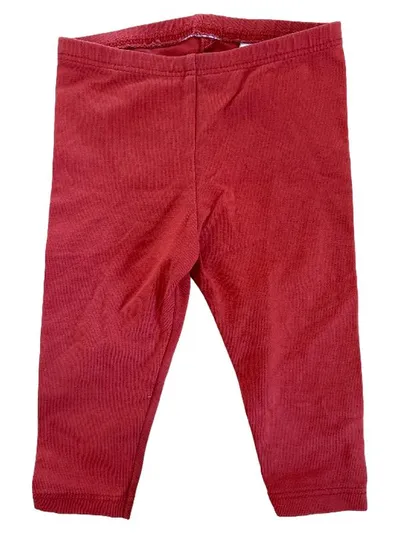 Sanetta Mädchen Baby Leggings Hose Gr. 68 Orange Basic Rippstrick