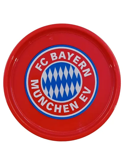 FC Bayern München Untersetzer Rot Kunststoff Fanartikel 10cm