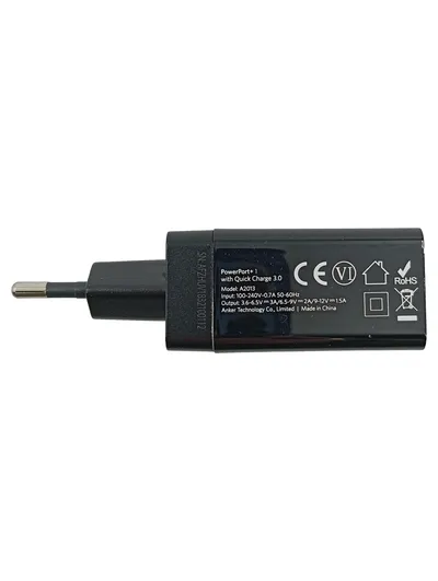 Anker PowerPort+ 1 Ladegerät Quick Charge 3.0 USB Netzteil EU Stecker Schwarz