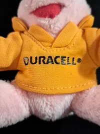 Duracell Plüschhase Kuscheltier rosa Stofftier Werbefigur 10cm 3