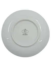 Burg Lindau Untertasse Unterteller Porzellan Rosenmuster Gold 12cm 2