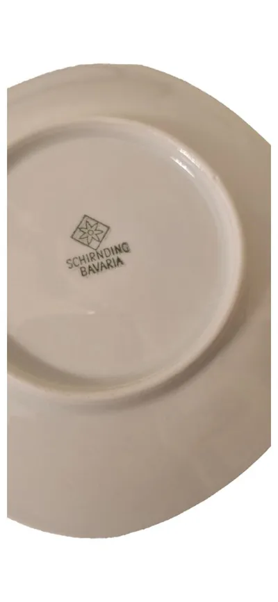Schirnding Untertasse Porzellan Weiß Quadratisch 14 cm Modern Uni