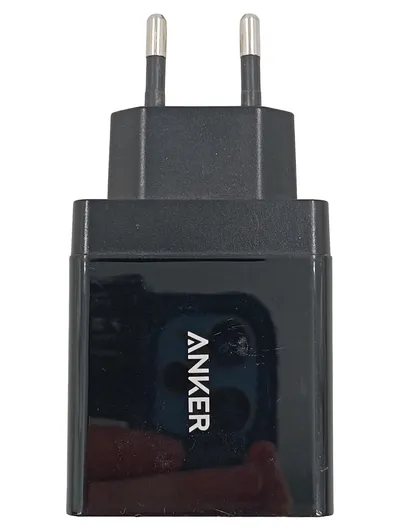 Anker 24W 2-Port USB Steckdosenladegerät Netzteil Schnellladegerät Schwarz