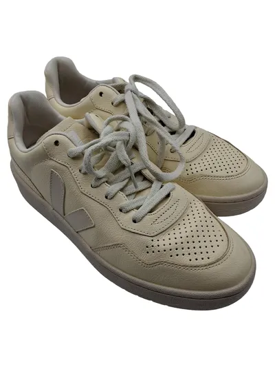 VEJA Sneaker Low Herren Größe 41 Beige Leder Minimalistisch