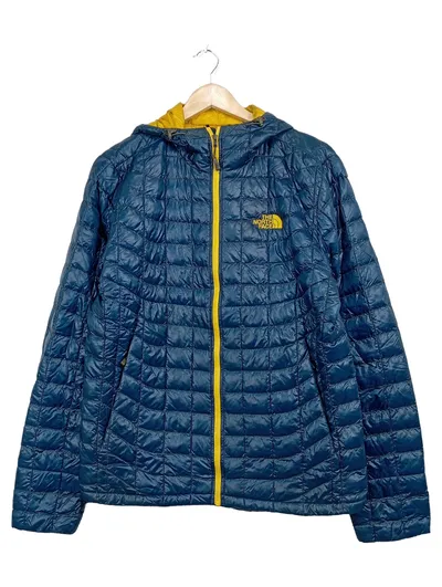 The North Face ThermoBall Steppjacke Herren Gr. M Blau Kapuze
