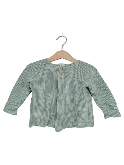 ALANA Baby Strickjacke Gr. 74 Mint Grün Organic Baumwolle Mädchen