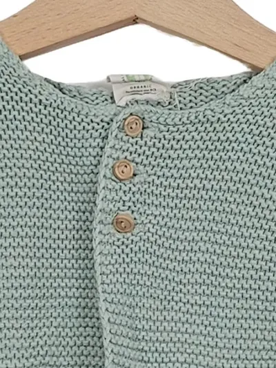 ALANA Baby Strickjacke Gr. 74 Mint Grün Organic Baumwolle Mädchen