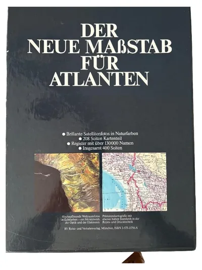 RV Reise- und Verlagsgesellschaft Atlas Landkarte Der neue Maßstab